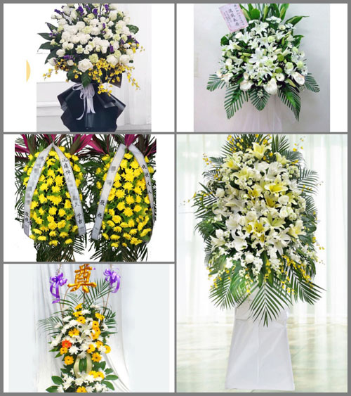 云南红河州个旧市贾沙乡白事花篮预定